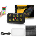 Auxbeam AR Series Switch Panel with App Control â 8 Gang