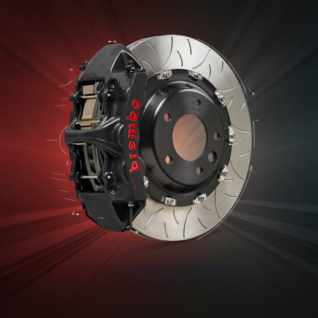 Brembo GT-R 365mm 6-Piston Caliper Rear Brake Kit for Toyota Hilux