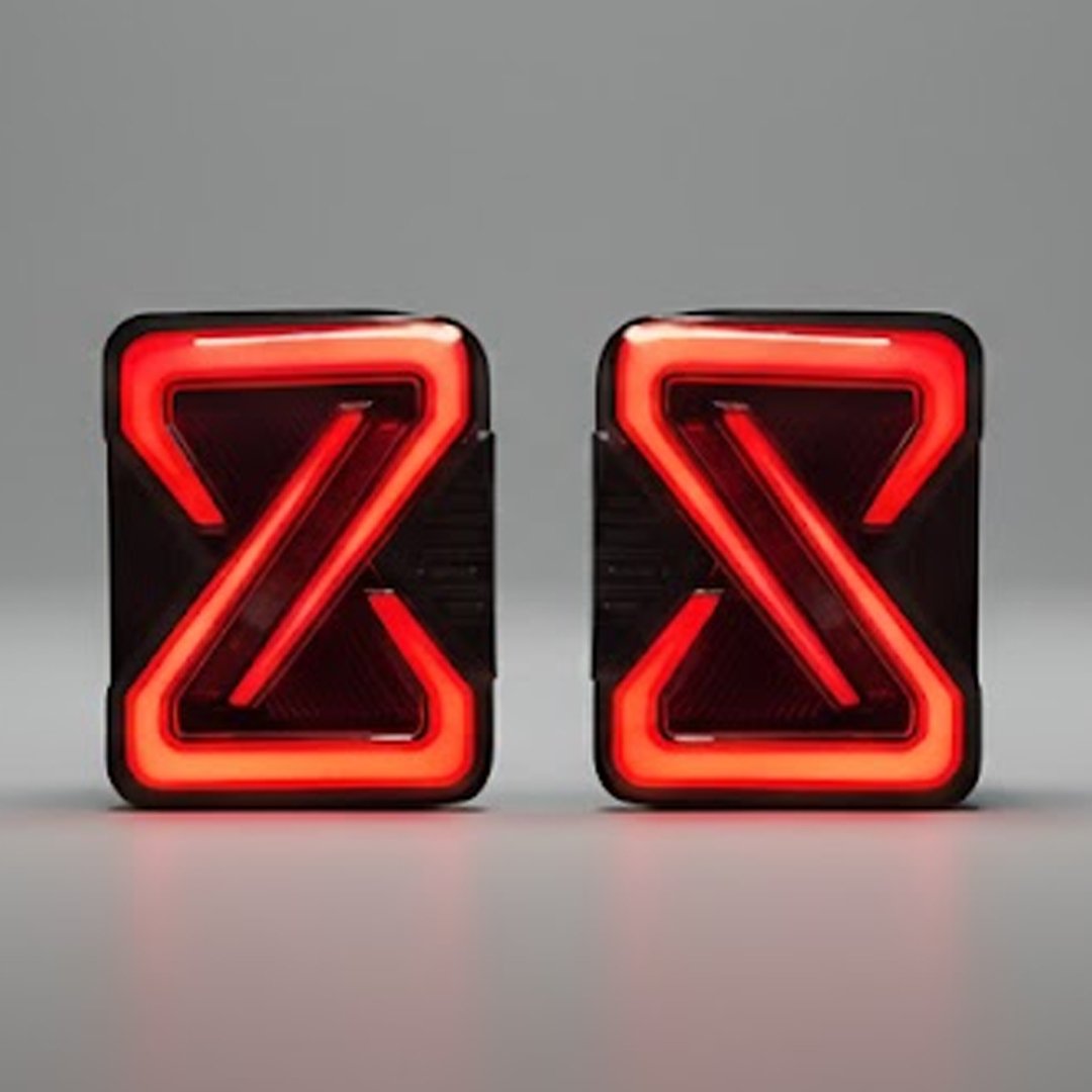 Mahindra Thar 2020+ Cross Scanning Function Tail Lamps