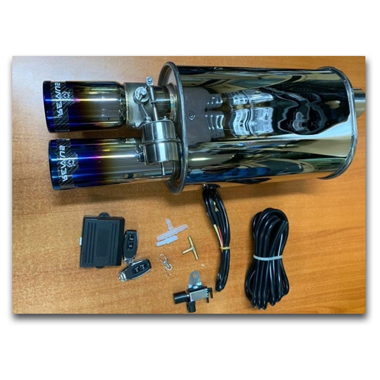 Remus Valvetronic Titanium Carbon Burnt Dual Tips