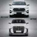Front & Rear Alphard Bumper Body Kit for Toyota Innova Hycross