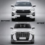 Front & Rear Alphard Bumper Body Kit for Toyota Innova Hycross
