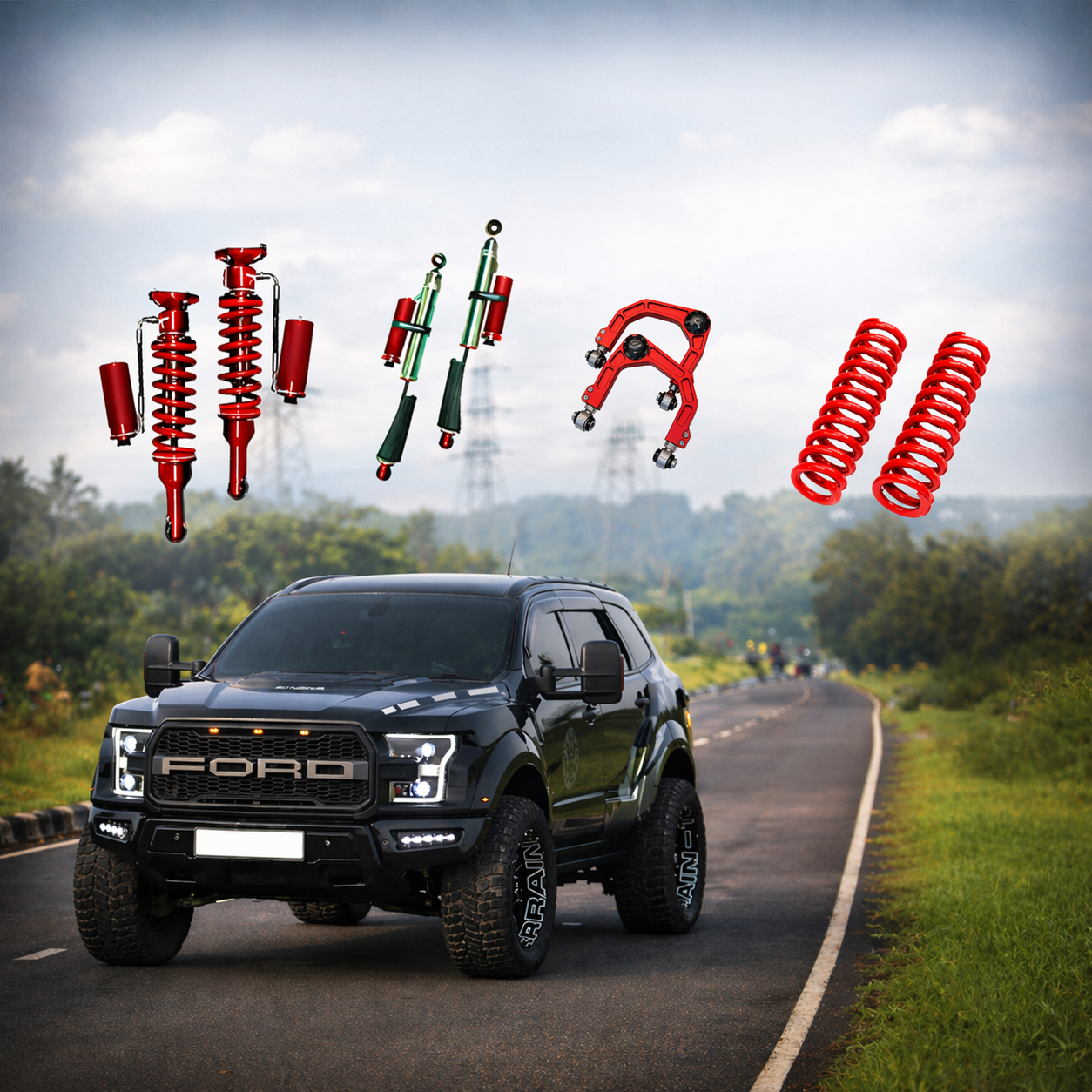 Profender King Series Full Kit Suspension for Ford Endeavour