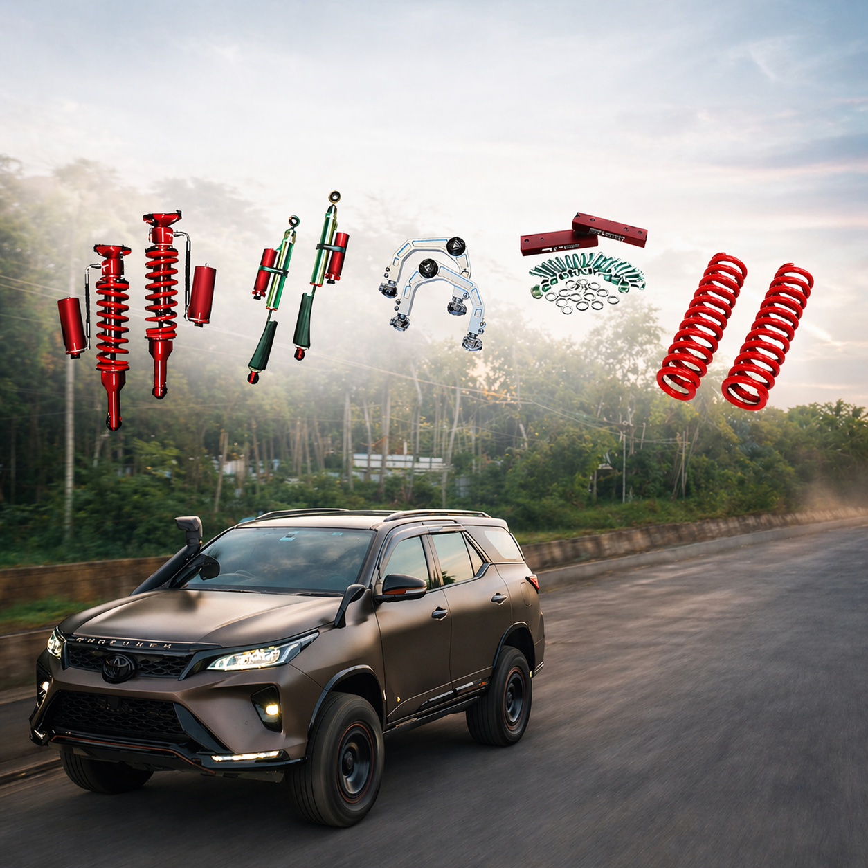 Profender King Series Full Kit Suspension for Toyota Fortuner