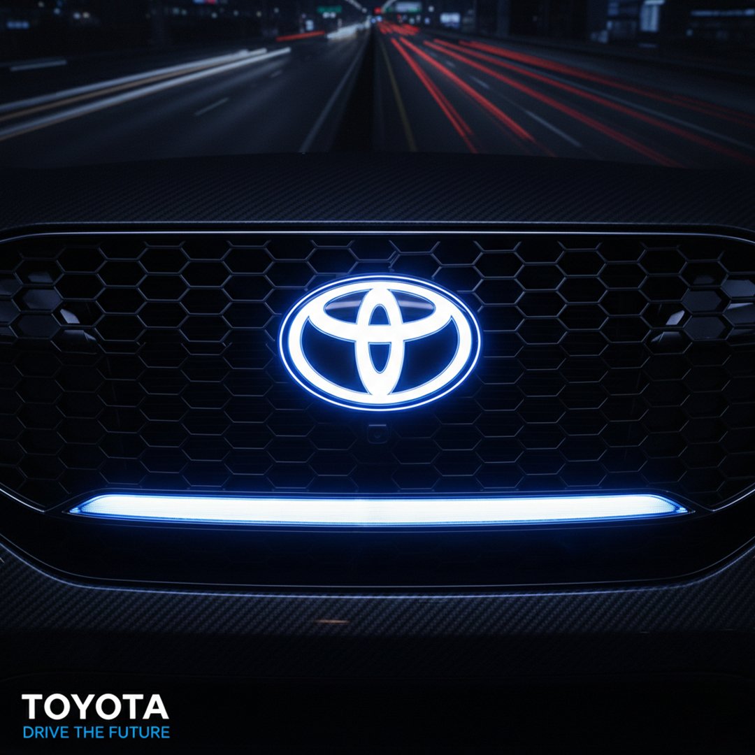 Toyota LED Grill Logo