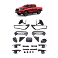 Toyota Hilux Matte Black Combo Kit (Set of 7 Items)