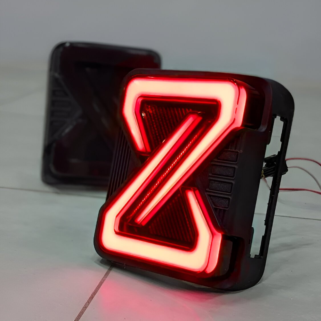 Mahindra Thar 2020+ Cross Scanning Function Tail Lamps (Smoked)