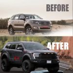 Ford Endeavour 2023 F150 Raptor V2 Facelift Body Kit
